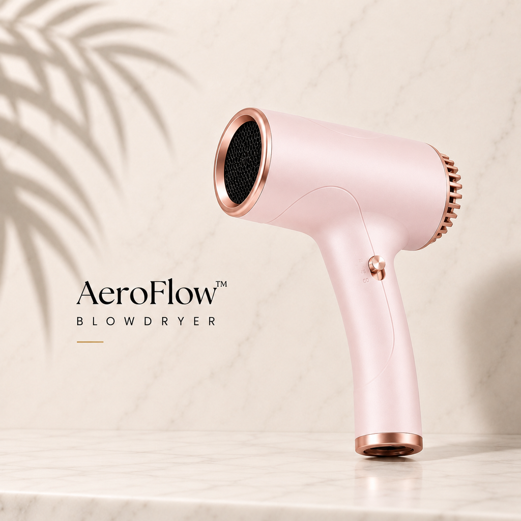 AeroFlow™ Go| Portable Ionic Hair Dryer