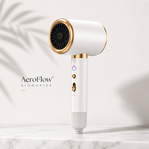AeroFlow™ Icon | High-Speed Ionic Hair Dryer with Concentrator