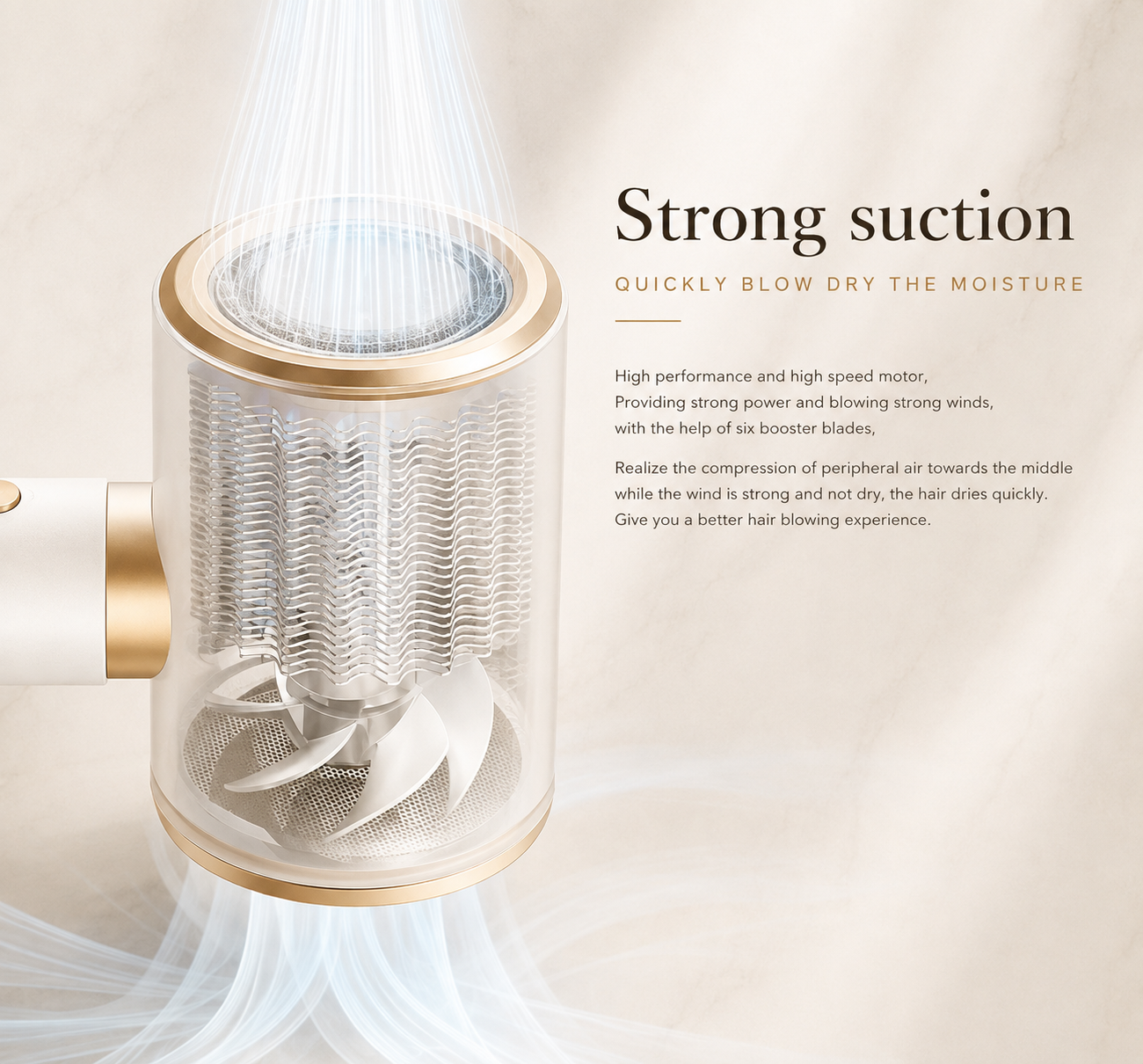 AeroFlow™ Icon | High-Speed Ionic Hair Dryer with Concentrator