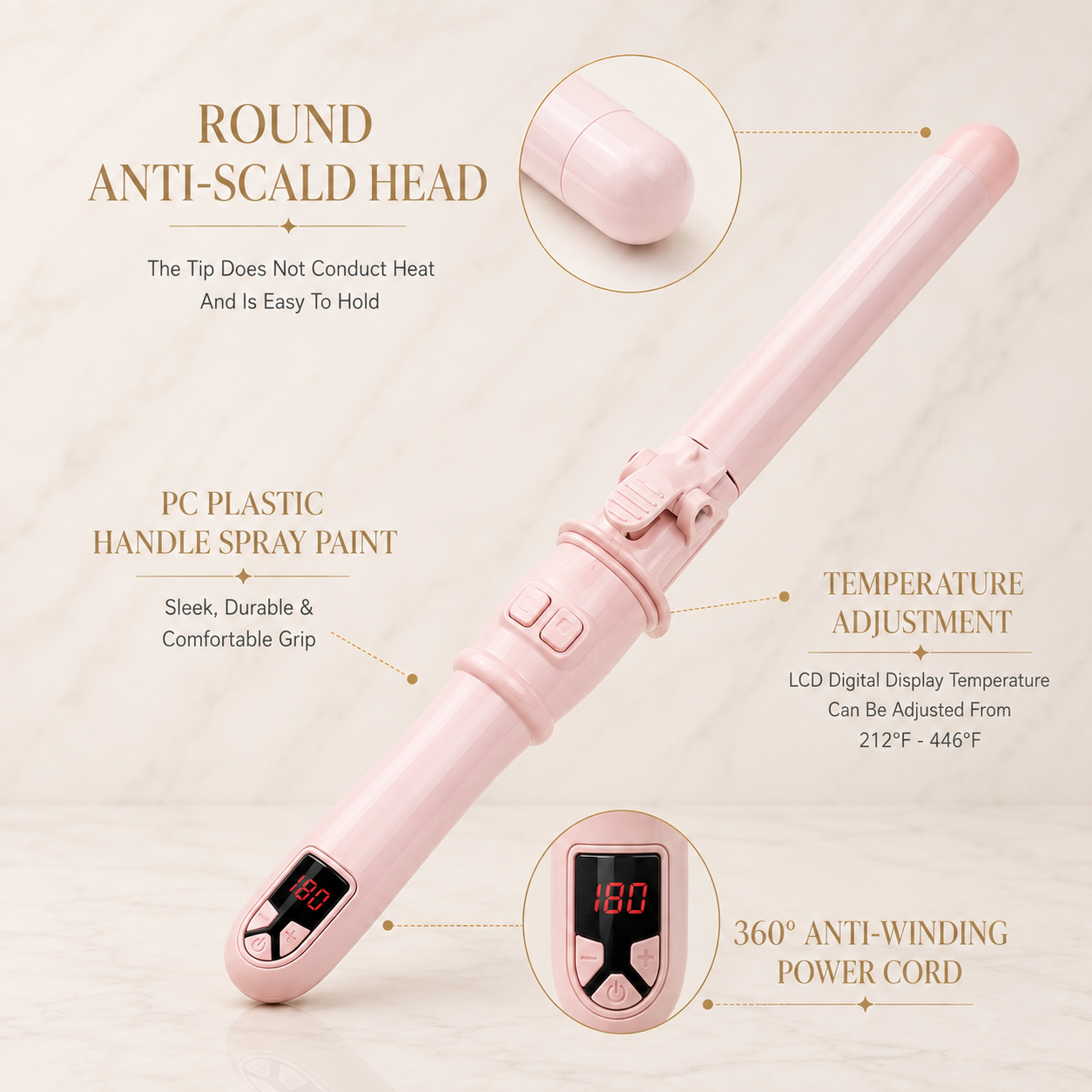 Curlelia™ Pro | Automatic Rotating Curling Iron