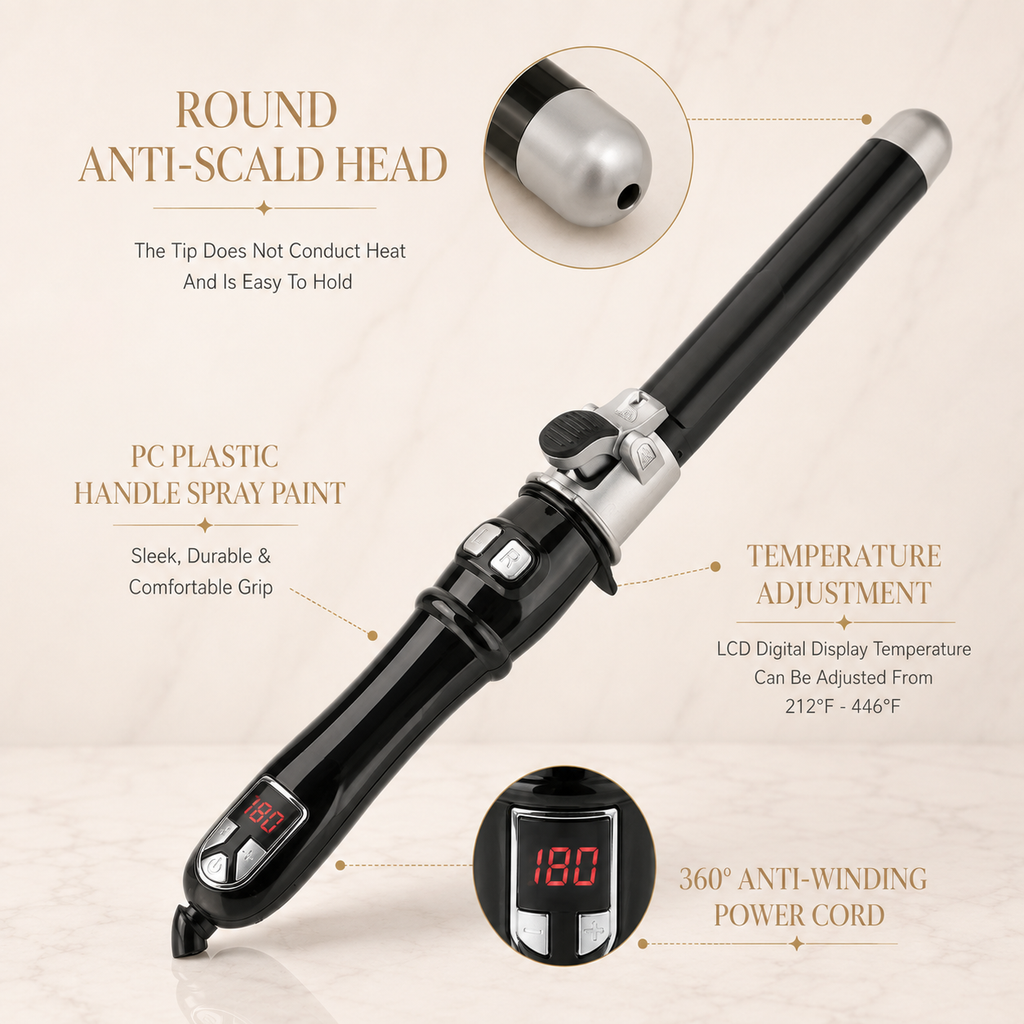 Curlelia™ Pro | Automatic Rotating Curling Iron