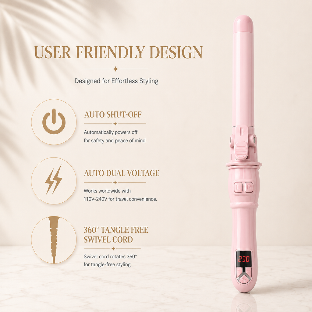 Curlelia™ Pro | Automatic Rotating Curling Iron