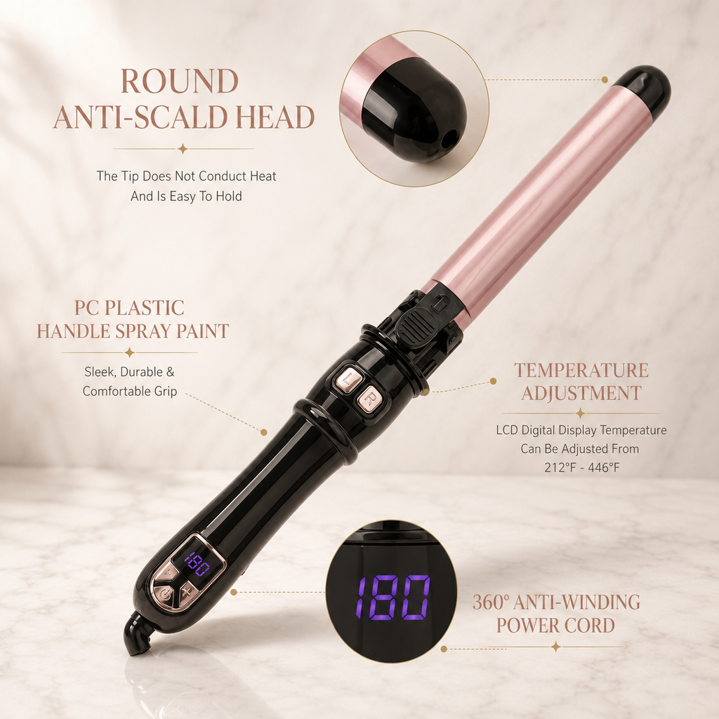Curlelia™ Pro | Automatic Rotating Curling Iron