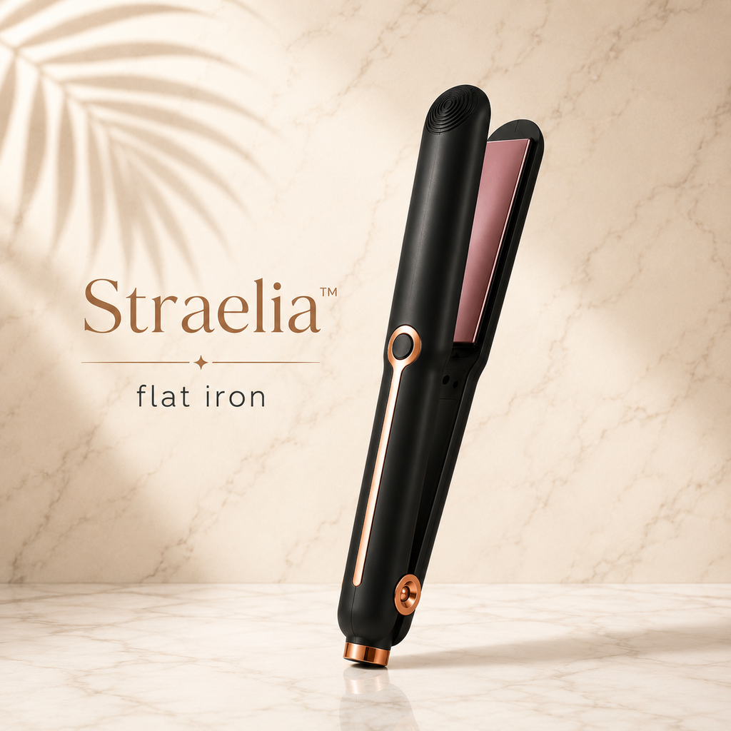 Straelia™ Nova | Ceramic Flat Iron Hair Straightener