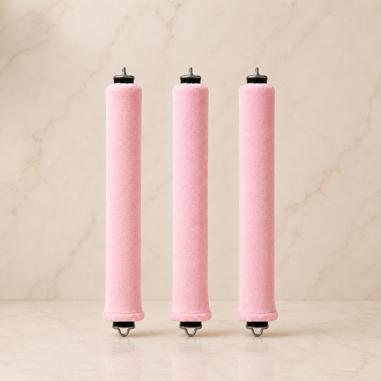 Arizele Essentials™ | 3-Piece Heatless Curling Rod Set