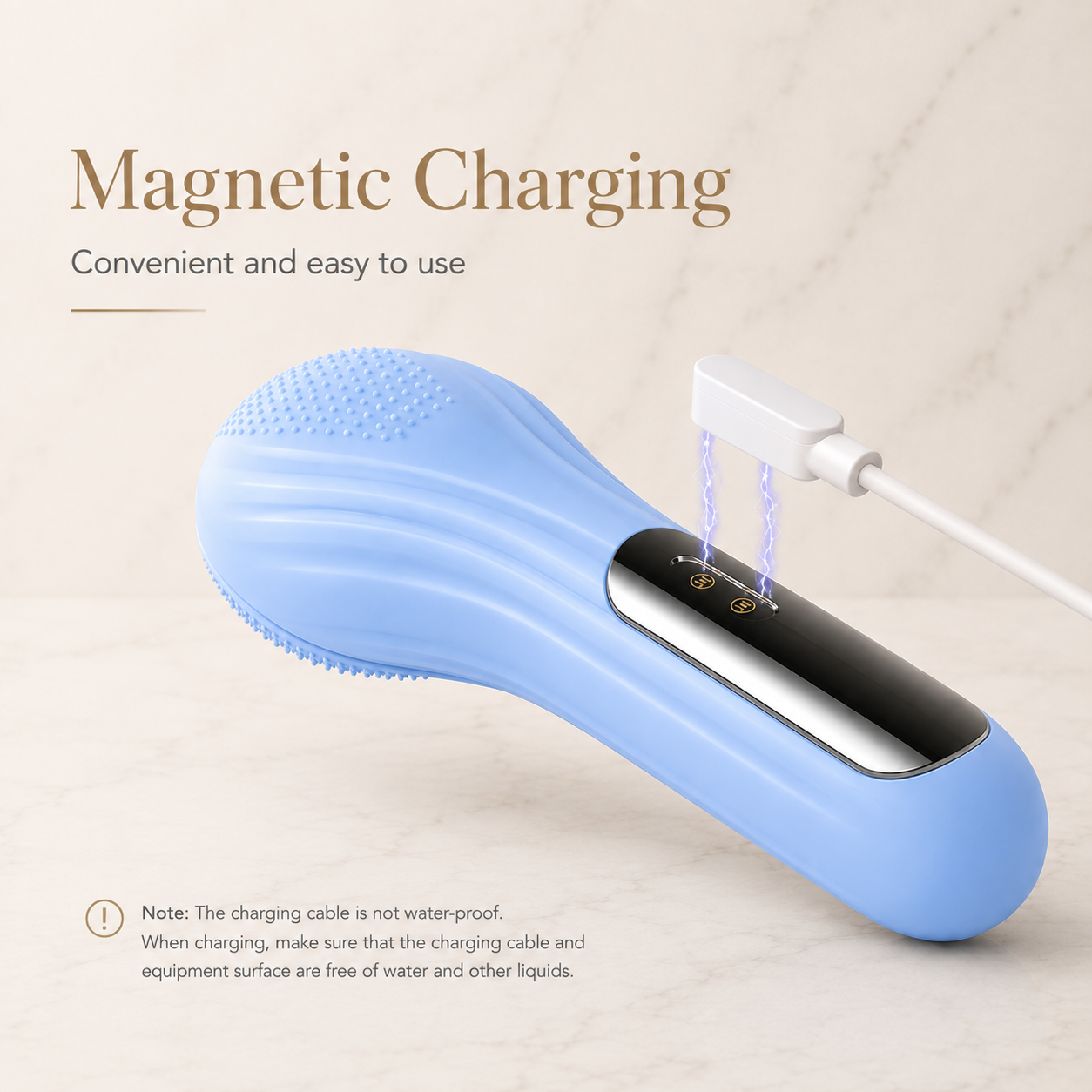 Arizele Essentials™ | Sonic Rechargeable Facial Cleansing Brush & Exfoliator