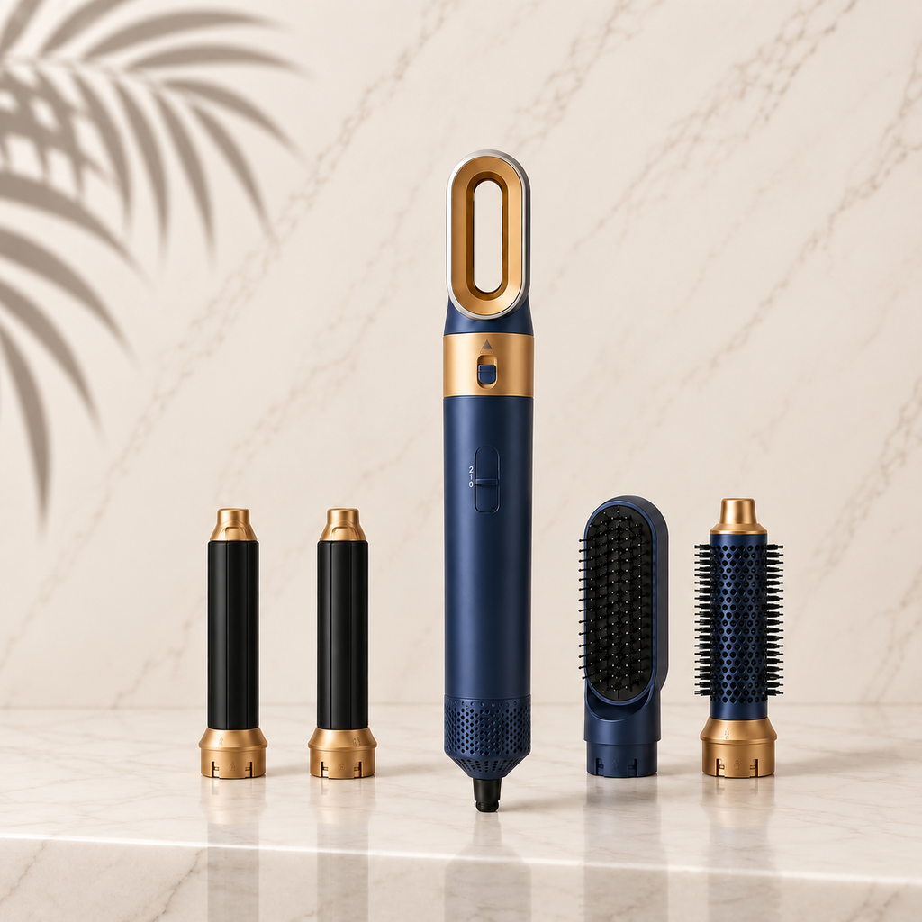 Veloura™ | 5-in-1 Air Styler Hair Dryer & Volumizing Brush