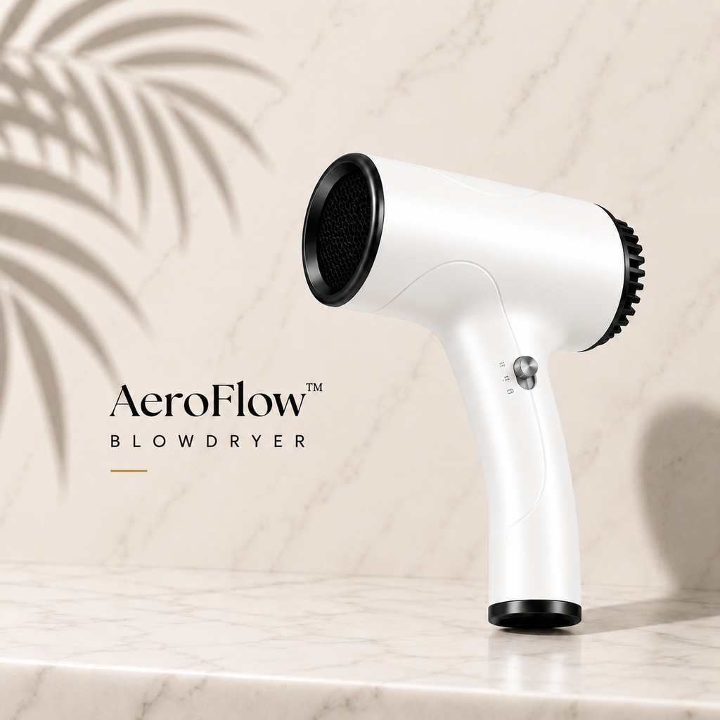 AeroFlow™ Go| Portable Ionic Hair Dryer