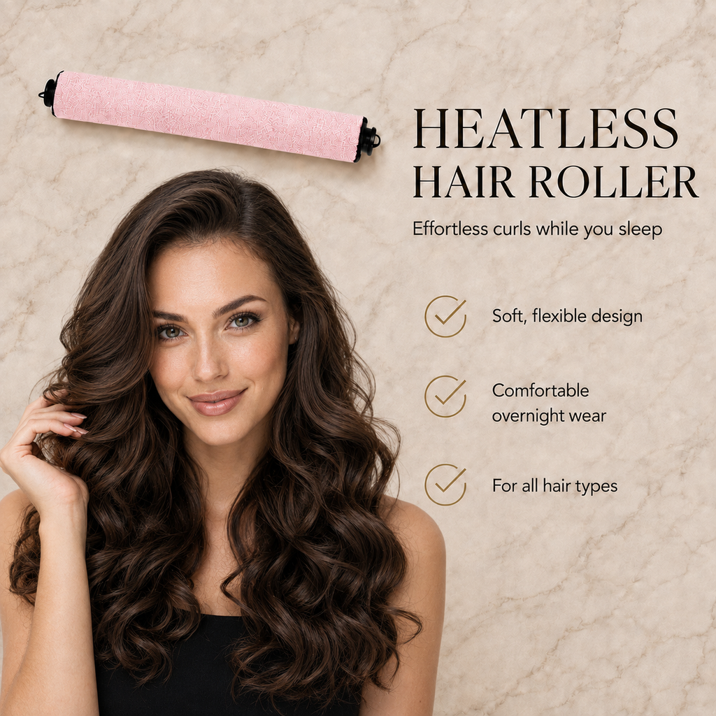 Arizele Essentials™ | 3-Piece Heatless Curling Rod Set
