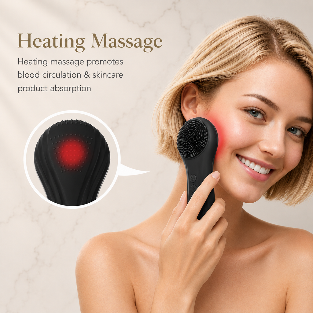 Arizele Essentials™ | Sonic Rechargeable Facial Cleansing Brush & Exfoliator