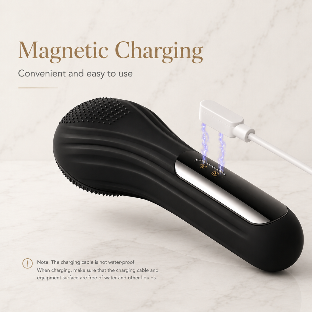 Arizele Essentials™ | Sonic Rechargeable Facial Cleansing Brush & Exfoliator