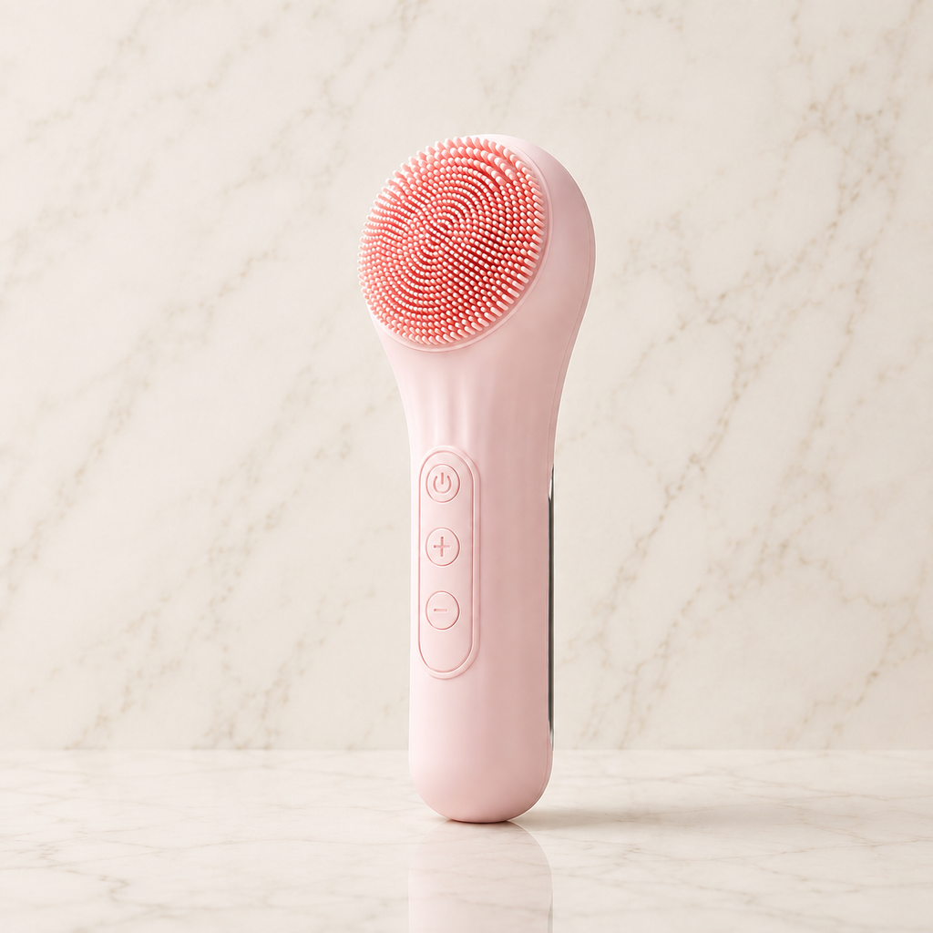 Arizele Essentials™ | Sonic Rechargeable Facial Cleansing Brush & Exfoliator