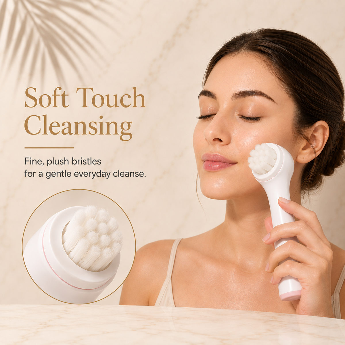 Arizele Essentials™ | Dual-Sided Facial Cleansing & Exfoliating Brush