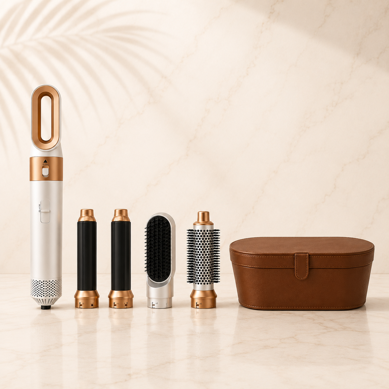 Veloura™ | 5-in-1 Air Styler Hair Dryer & Volumizing Brush