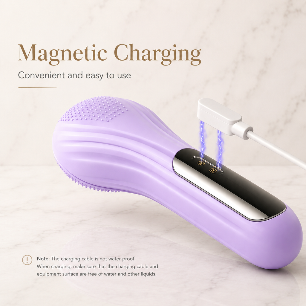 Arizele Essentials™ | Sonic Rechargeable Facial Cleansing Brush & Exfoliator