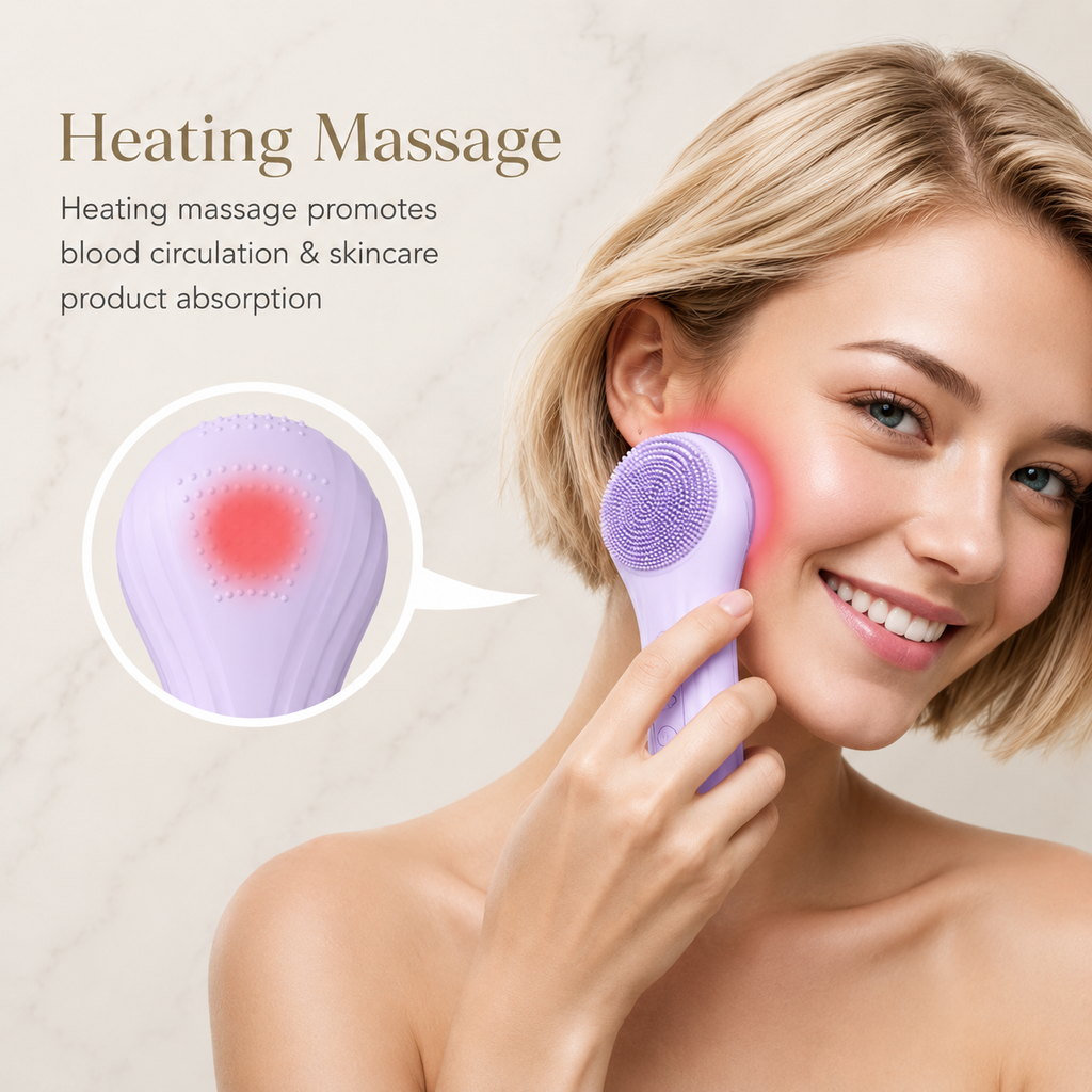 Arizele Essentials™ | Sonic Rechargeable Facial Cleansing Brush & Exfoliator