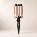 Curlelia™ Wave | 3-Barrel Hair Waver & Curling Iron